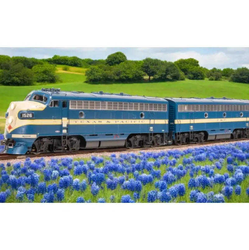 Broadway Limited Imports, HO Scale, 8197, F7 A/B Diesels, T&P, #1526/1517B, (Equipped with Paragon4 Sound/DC/DCC) - Model Train Junction: Quality Parts and Art Supplies New