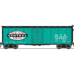 Broadway Limited Imports, N Scale, 7281, USRA 40' Steel Box Cars, New York Central (Jade Green), (2 Pack) - Model Train Junction: Quality Parts and Art Supplies Discount