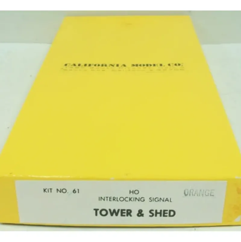 Trains|California Model Co 61 HO Interlocking Signal Tower & Shed - Model Train Junction: Quality Parts and Art Supplies