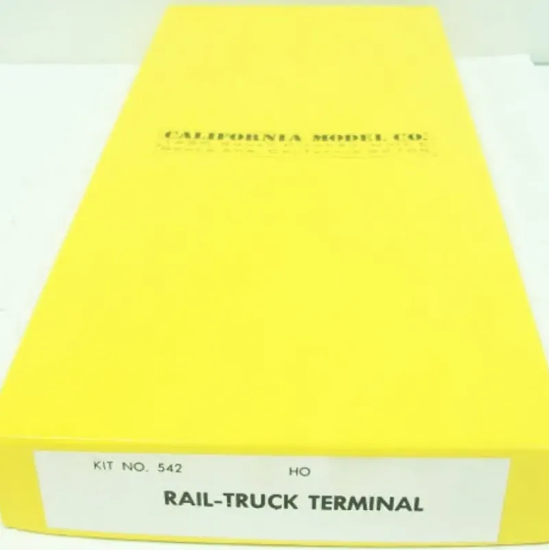 Trains|California Model Co 542 HO Modern Rail-Truck Terminal - Model Train Junction: Quality Parts and Art Supplies