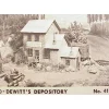 Trains|Campbell Scale Models 412 HO DeWitt''s Depository Building Craftsman Kit - Model Train Junction: Quality Parts and Art Supplies