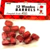 Trains|Campbell Scale Models 249-110 HO Scale Red Wooden Barrels (Pack of 12) - Model Train Junction: Quality Parts and Art Supplies