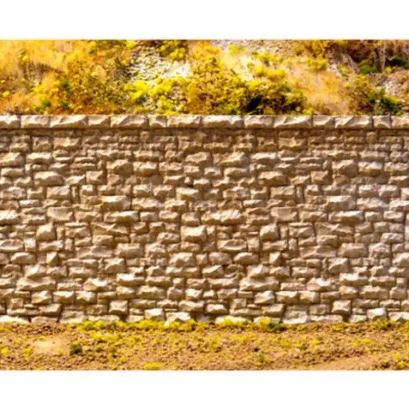 Trains|Chooch 8302 Enterprises HO Random Interconnecting Stone Wall Medium - Model Train Junction: Quality Parts and Art Supplies