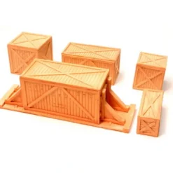 Trains|Chooch 7243 HO Heavy Crates Loads (Set of 5) - Model Train Junction: Quality Parts and Art Supplies