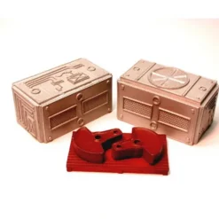 Trains|Chooch 7250 HO Large Machines Flatcar Load (Set of 3) - Model Train Junction: Quality Parts and Art Supplies