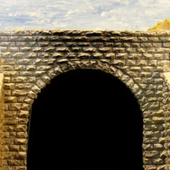 Trains|Chooch 9750 N Cut Stone Double Track Tunnel Portal (Set of 2) - Model Train Junction: Quality Parts and Art Supplies