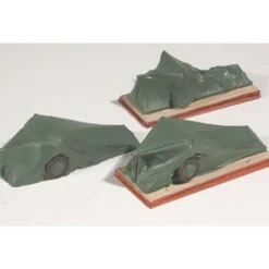Trains|Chooch Enterprises 7257 HO Covered Artillery Load 3-Piece Set - Model Train Junction: Quality Parts and Art Supplies