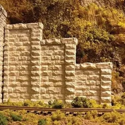 Trains|Chooch Enterprises 8401 HO Cut Stone Stepped Tunnel Abutment 2-Piece Set - Model Train Junction: Quality Parts and Art Supplies