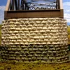 Trains|Chooch Enterprises 8432 HO Cut Stone Double Track Bridge Pier, Painted - Model Train Junction: Quality Parts and Art Supplies