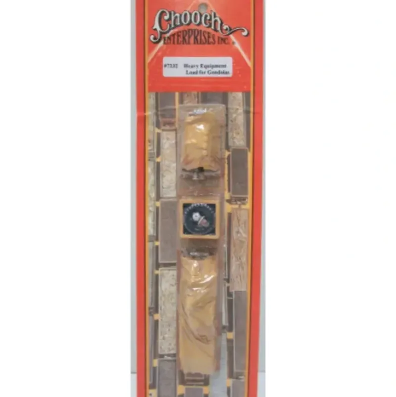 Trains|Chooch Enterprises 7232 HO Heavy Equipment Load For Flatcar - Model Train Junction: Quality Parts and Art Supplies