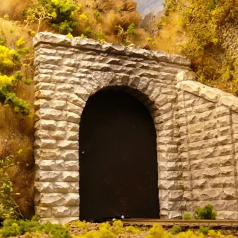 Trains|Chooch Enterprises 8340 HO Single Cut Stone Tunnel Portal - Model Train Junction: Quality Parts and Art Supplies