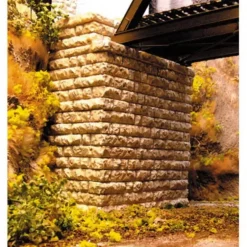 Trains|Chooch Enterprises 8445 HO Single-Track Deep-Cut Stone Bridge Abutment - Model Train Junction: Quality Parts and Art Supplies