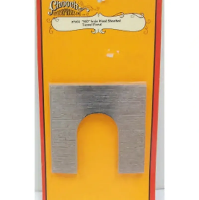 Trains|Chooch Enterprises 7002 HO Wood Sheathed Portal - Model Train Junction: Quality Parts and Art Supplies
