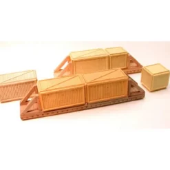 Trains|Chooch Enterprises 7265 HO Wood Sheathed Crate Load Small - Model Train Junction: Quality Parts and Art Supplies