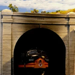 Trains|Chooch Enterprises 9730 N Double Concrete Tunnel Portal 2-Piece Set - Model Train Junction: Quality Parts and Art Supplies