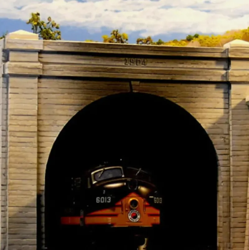 Trains|Chooch Enterprises 9730 N Double Concrete Tunnel Portal 2-Piece Set - Model Train Junction: Quality Parts and Art Supplies