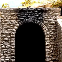 Trains|Chooch Enterprises 9760 N Single-Track Random Stone Tunnel Portal 2-Piece Set - Model Train Junction: Quality Parts and Art Supplies