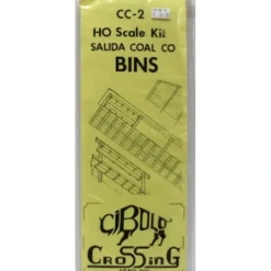 Trains|Cibolo Crossing CC-2 HO Salida Coal Co. Bins Building Kit - Model Train Junction: Quality Parts and Art Supplies