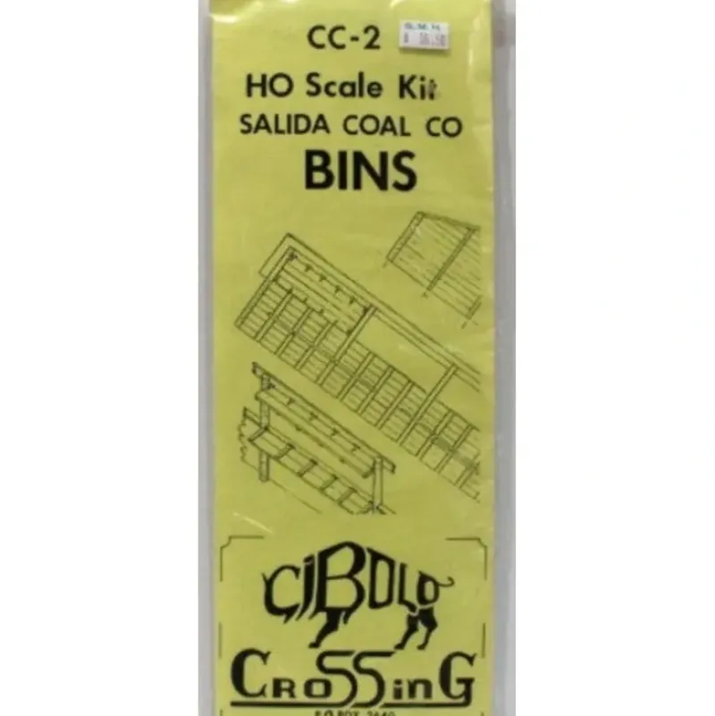 Trains|Cibolo Crossing CC-2 HO Salida Coal Co. Bins Building Kit - Model Train Junction: Quality Parts and Art Supplies