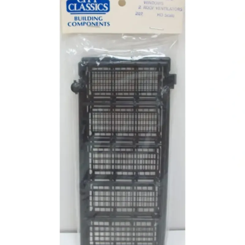 Trains|City Classics 207 Factory Windows & Vents HO Kit - Model Train Junction: Quality Parts and Art Supplies