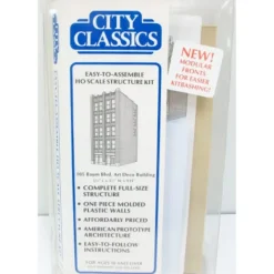 Trains|City Classics 105 HO 105 Baum Boulevard Art Deco Building Kit - Model Train Junction: Quality Parts and Art Supplies