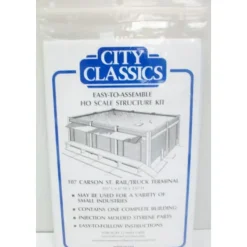 Trains|City Classics 107 HO Carson St. Rail/Truck Terminal Kit - Model Train Junction: Quality Parts and Art Supplies