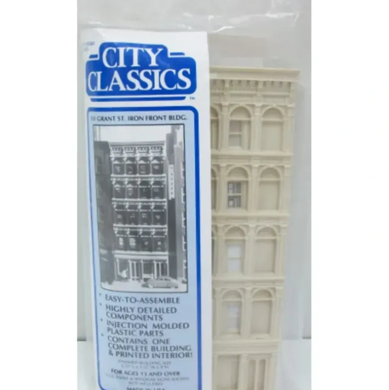 Trains|City Classics 101 HO Grant St. Iron-Front Building Kit - Model Train Junction: Quality Parts and Art Supplies