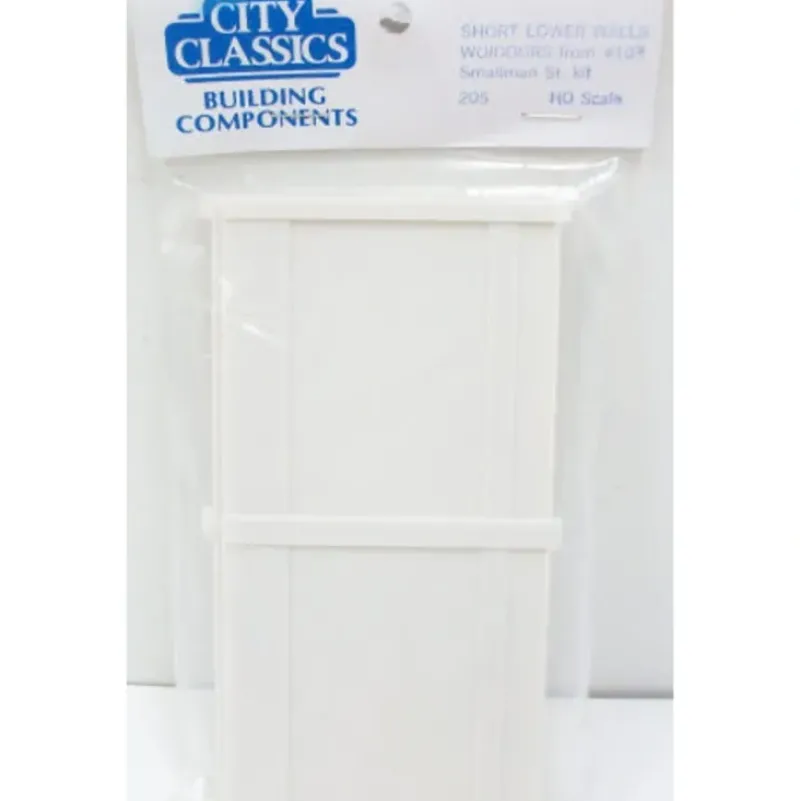 Trains|City Classics 205 HO Short Lower Walls without Doors (Pack of 2) - Model Train Junction: Quality Parts and Art Supplies