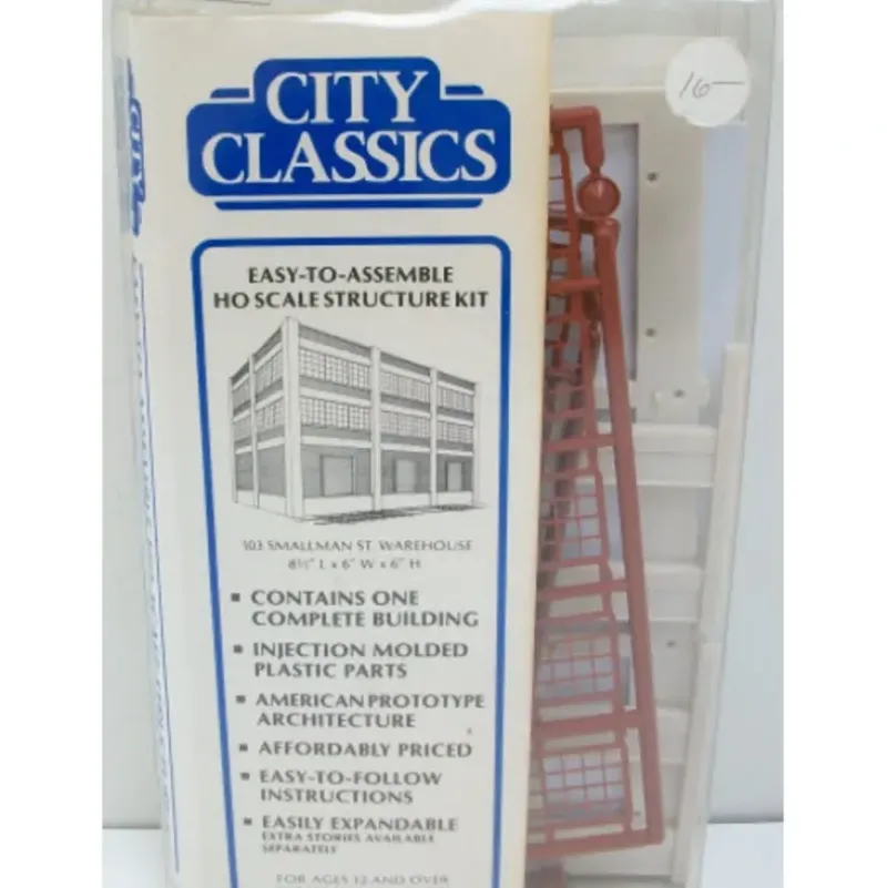Trains|City Classics 103 HO Smallman Street Warehouse Building Kit - Model Train Junction: Quality Parts and Art Supplies