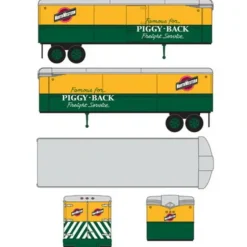 Trains|Classic Metal Works 31152 HO Mini Metals C&NW AeroVan Trailer (Pack of 2) - Model Train Junction: Quality Parts and Art Supplies