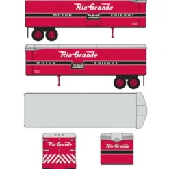 Trains|Classic Metal Works 31153 HO Mini Metals D&RGW AeroVan Trailer (Pack of 2) - Model Train Junction: Quality Parts and Art Supplies