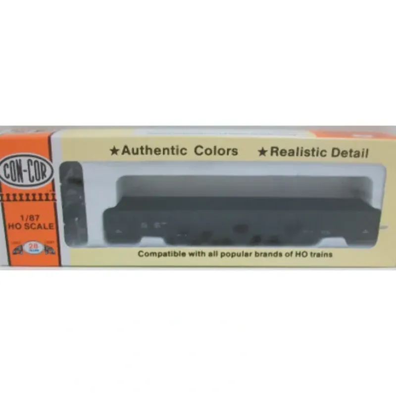 Trains|Con-Cor 9025 HO Data Black 54' Mill Gondola Kit - Model Train Junction: Quality Parts and Art Supplies