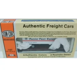 Trains|Con-Cor 0001-009154 HO Pacific Fruit Express 54' Flatcar W/Trailer Kit - Model Train Junction: Quality Parts and Art Supplies