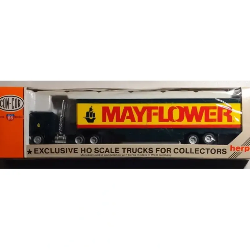 Trains|Con-Cor 0004-001047 HO Scale Mayflower Tractor Trailer - Model Train Junction: Quality Parts and Art Supplies