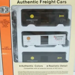 Trains|Con-Cor 01-940502 HO Southern Pacific Boxcar Kits (3) - Model Train Junction: Quality Parts and Art Supplies