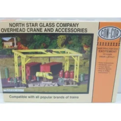 Trains|Con-Cor 002-009072 Overhead Crane & Accessories HO Kit - Model Train Junction: Quality Parts and Art Supplies