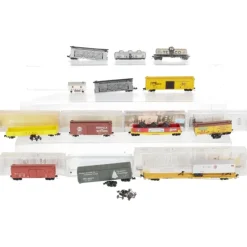 Trains|Con-Cor & Others N Scale Assorted Freight Cars [13] VG - Model Train Junction: Quality Parts and Art Supplies