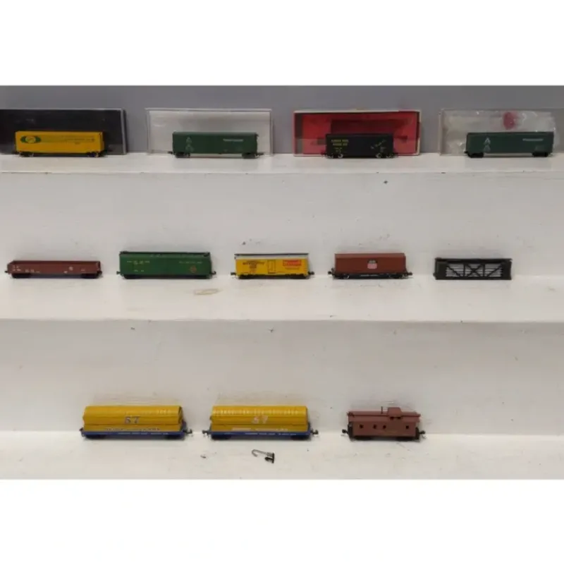 Trains|Con-Cor & Others N Scale Assorted Freight Cars [12] VG - Model Train Junction: Quality Parts and Art Supplies