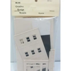 Trains|Creative Design Models 1 HO Cooper's Deli Building Kit - Model Train Junction: Quality Parts and Art Supplies