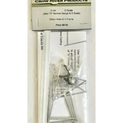Trains|Crow River Products O-54 O Scale Chain Hoist & A Frame Building Kit - Model Train Junction: Quality Parts and Art Supplies