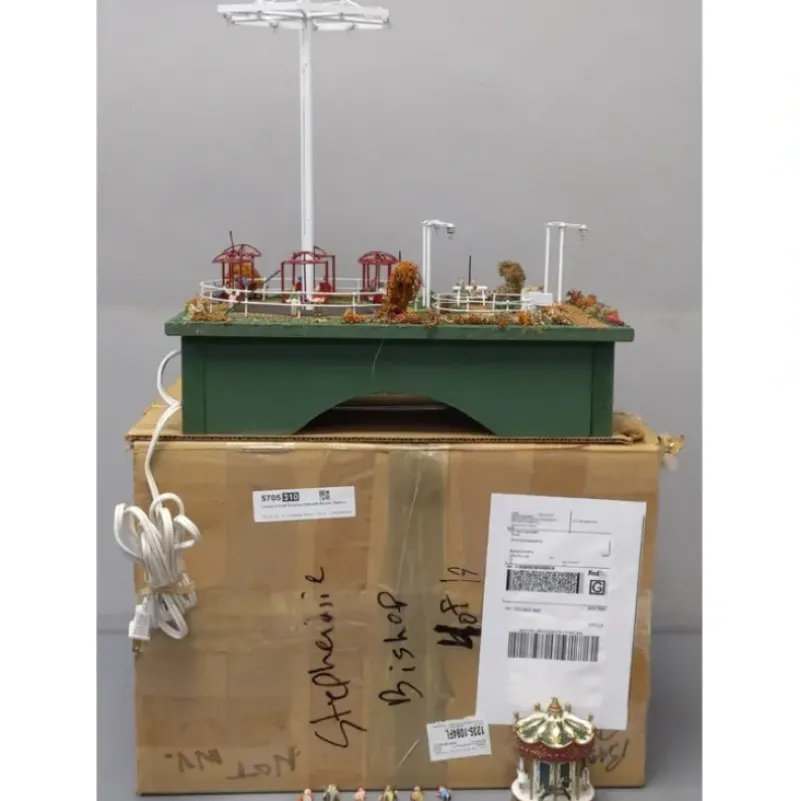 Trains|Custom O Scale Parachute Ride with Wooden Platform VG - Model Train Junction: Quality Parts and Art Supplies
