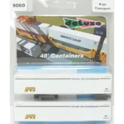 Trains|Deluxe Innovations 9060 Kaje Transport Containers (2) - Model Train Junction: Quality Parts and Art Supplies