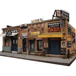 Trains|Downtown Deco DD-1000 HO Addams Ave. Part One Building Kit - Model Train Junction: Quality Parts and Art Supplies