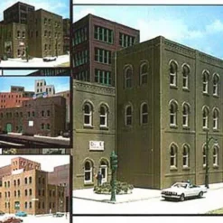 Trains|DPM 36100 HO Arched Window Industrial Building Kit - Model Train Junction: Quality Parts and Art Supplies