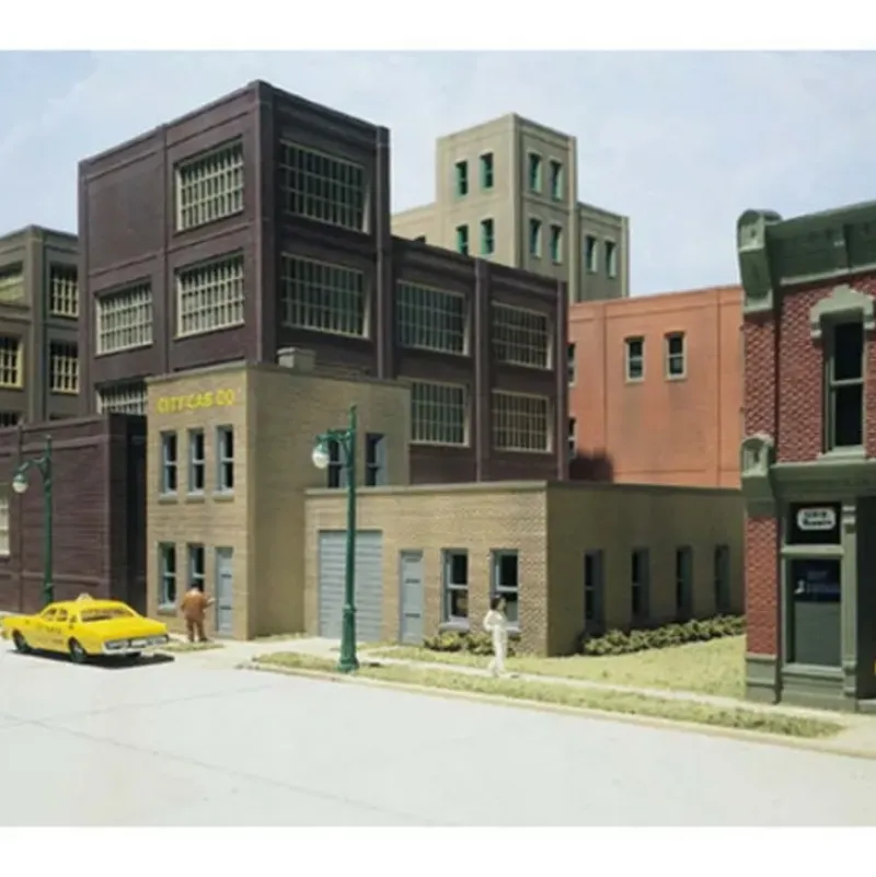 Trains|DPM 11200 HO City Cab Company Building Kit - Model Train Junction: Quality Parts and Art Supplies