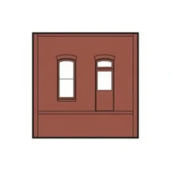 Trains|DPM 301-36 HO Dock Level Wall Sections w/Rectangular Entry Kit - Model Train Junction: Quality Parts and Art Supplies