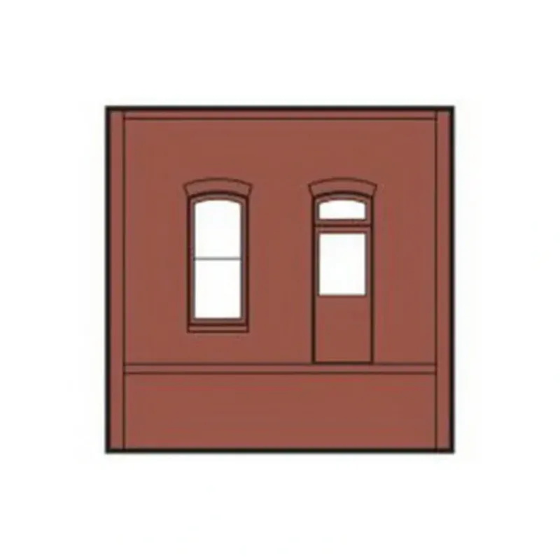 Trains|DPM 301-36 HO Dock Level Wall Sections w/Rectangular Entry Kit - Model Train Junction: Quality Parts and Art Supplies