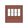 Trains|DPM 301-43 HO Dock Level Wall Sections w/Victorian Window Kit - Model Train Junction: Quality Parts and Art Supplies