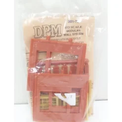 Trains|DPM 301-72 HO Dock Level Wall Sections W/Steel Sash Entry Kit - Model Train Junction: Quality Parts and Art Supplies