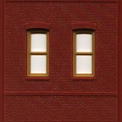 Trains|DPM 301-33 HO Dock Level Wall Sections W/Rectangular Windows Kit - Model Train Junction: Quality Parts and Art Supplies